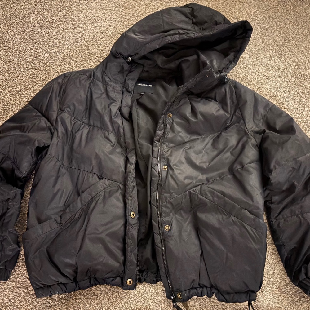 Madewell puffer packable coat